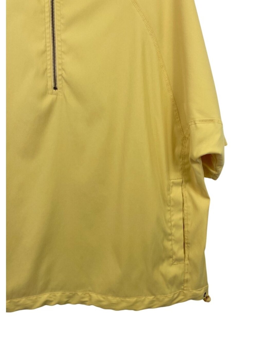 Tommy Bahama Yellow Short Sleeve 1/4 Zip Windbreaker Pullover Mens Size Large - Picture 3 of 7